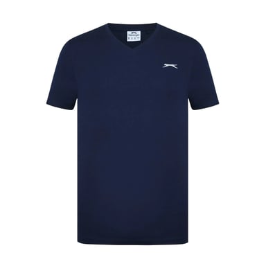 Slazenger Mens Embroidered Logo Cotton T-Shirt (Navy)
