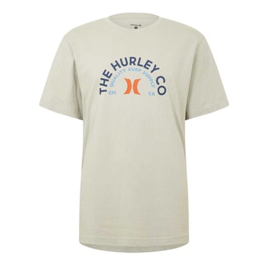 Hurley Mens Curved Logo T-Shirt (Grey)