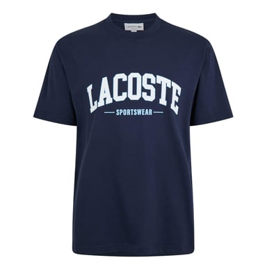 Lacoste Unisex Adult Arched Logo T-Shirt (Navy)