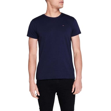 Tommy Jeans Mens Embroidered Logo Loose T-Shirt (Navy)