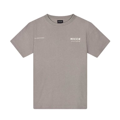 Nicce Mens Crew Neck Oversized T-Shirt (Grey)