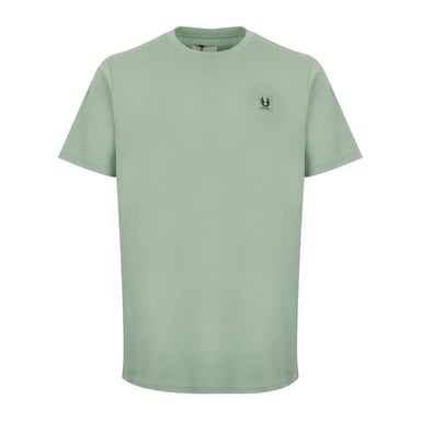 Firetrap Mens Patch Crew Neck T-Shirt (Green)