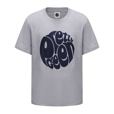 Pretty Green Mens Logo Cotton T-Shirt (Grey)