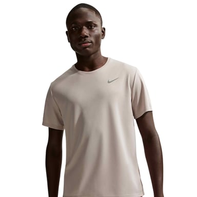 Nike Mens Miler Swoosh Reflective Detail T-Shirt (Moon)