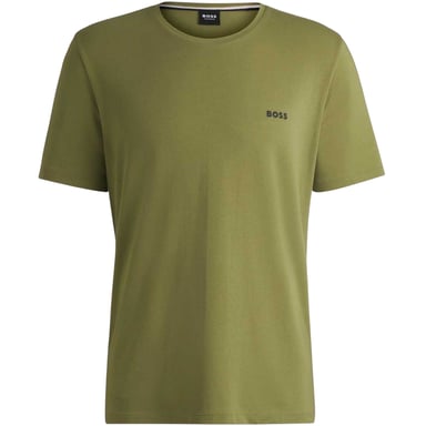 Boss Mens Mixmatch Crew Neck Short-Sleeved T-Shirt (Mid Green)