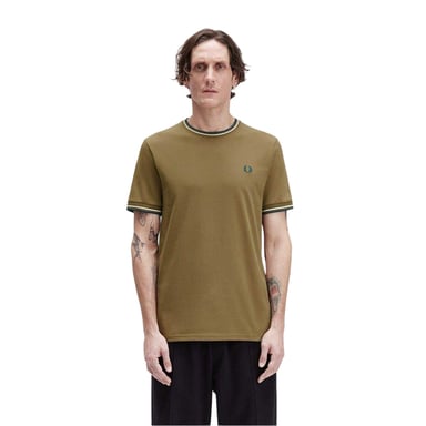 Fred Perry Mens Tipped T-Shirt (Shaded Blue)