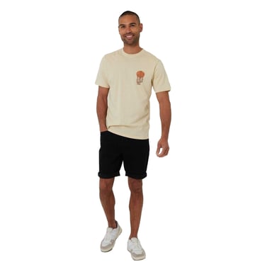 Threadbare Mens Cactus Regular T-Shirt (Light Stone)