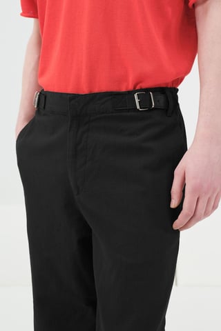 Men's Cotton Poplin Straight-Leg Pants