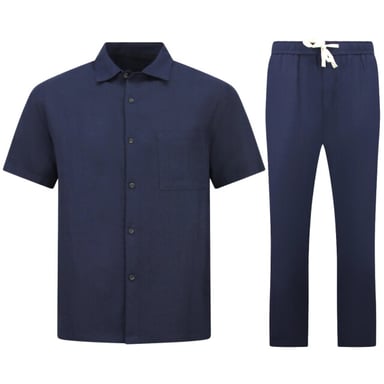 Enos Linnen zomerset oversized twinset