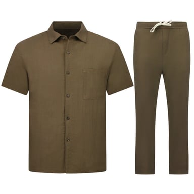 Enos Linnen oversized twinset zomerset