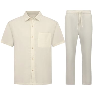 Enos Linnen zomerset oversized twinset