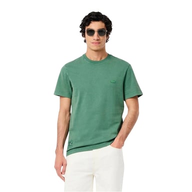Lacoste Mens Logo Crew Neck Regular T-Shirt (Green)