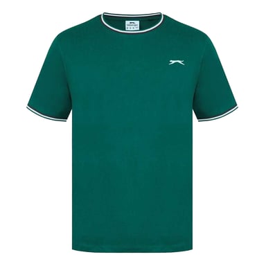 Slazenger Mens Cotton T-Shirt (Bottle Green)