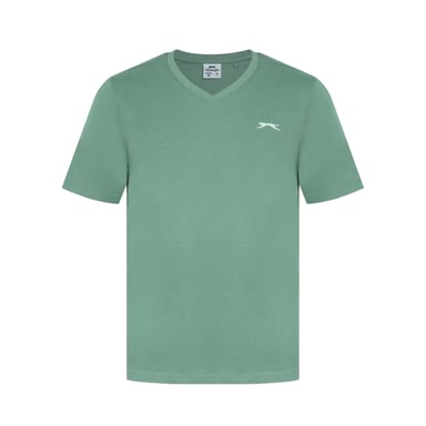 Slazenger Mens Embroidered Logo Cotton T-Shirt (Light Green)