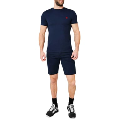 Timberland Mens River Embroidered Crew Neck T-Shirt (Dark Sapphire)