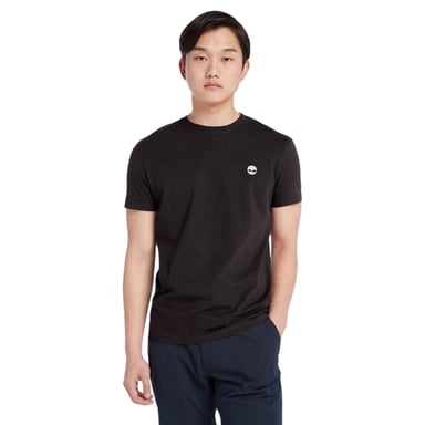 Timberland Mens River Embroidered Crew Neck T-Shirt (Black)