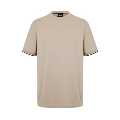 Boss Mens Hbb Thompson 04 Premium Cotton Regular T-Shirt (Beige)