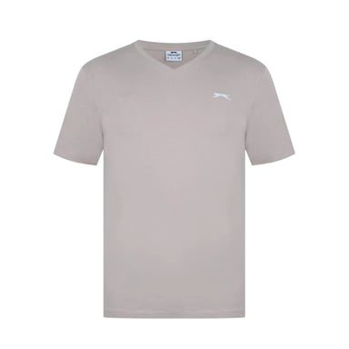 Slazenger Mens Embroidered Logo Cotton T-Shirt (Oat)