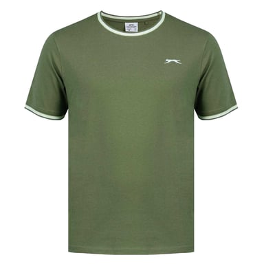 Slazenger Mens Cotton T-Shirt (Khaki Green)