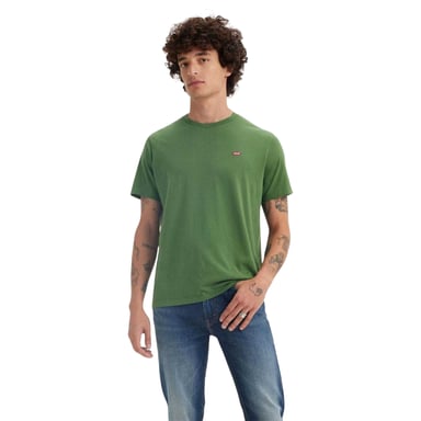 Levis Mens Classic Housemark Crew Neck T-Shirt (Myrtle Green)