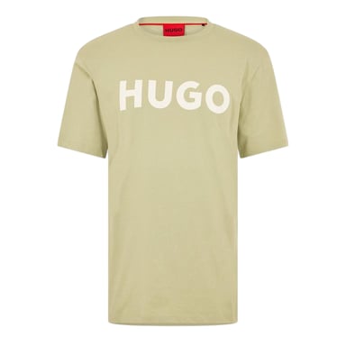 Hugo Mens Dulivio Contrast Logo T-Shirt (Green)