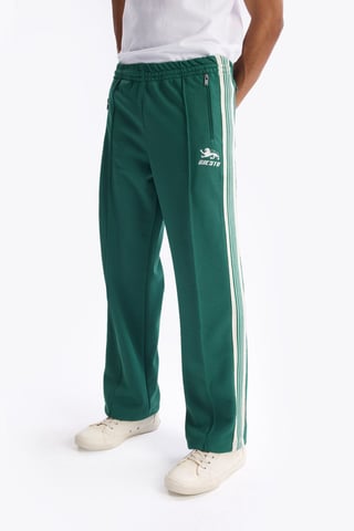 Men's Striped Wide-Leg Knit Pants