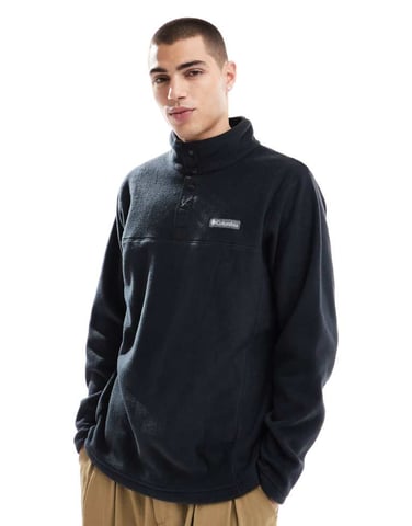 Columbia Steens Mountain II half snap fleece in black