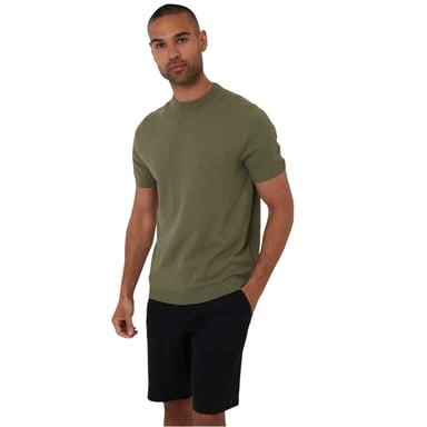 Threadbare Mens Crew Neck Regular T-Shirt (Sage)