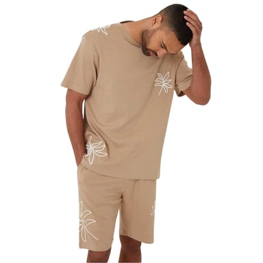 Threadbare Mens Granada T-Shirt (Stone)