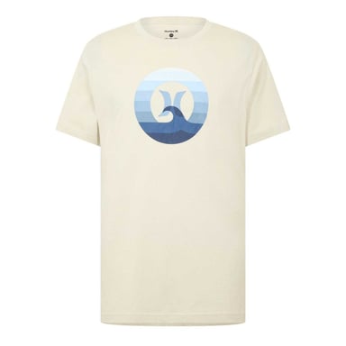Hurley Mens Wave T-Shirt (Cream)