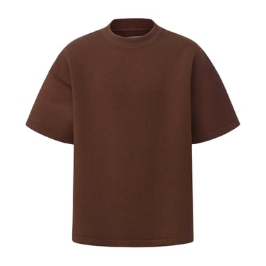 Firetrap Mens Plain Scuba Comfort T-Shirt (Brown)