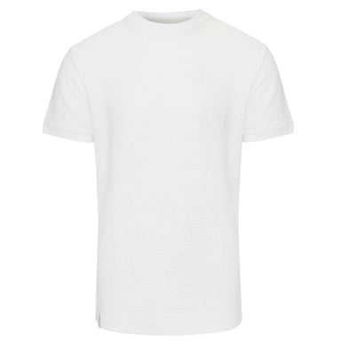 Threadbare Mens Falkland Knitted T-Shirt (Ecru)