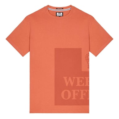 Weekend Offender Mens Ryan Tonal Prison Cotton T-Shirt (Orange)