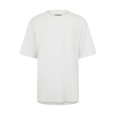 Threadbare Mens Dunedin Textured Knit Regular T-Shirt (Ecru)