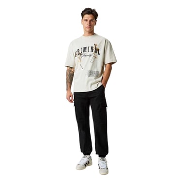 Criminal Damage Mens Gift Of Life T-Shirt (Stone)