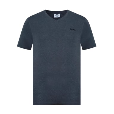 Slazenger Mens Embroidered Logo Cotton T-Shirt (Charcoal Marl)