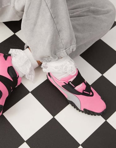 Puma Mostro trainers in pink