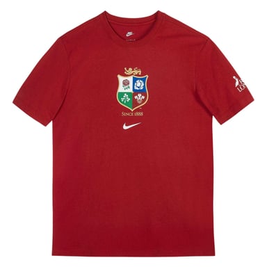 Nike Mens British & Irish Lions T-Shirt (Pepper Red/White)
