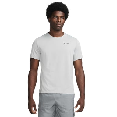 Nike Mens Miler Swoosh Reflective Detail T-Shirt (Grey Fog)