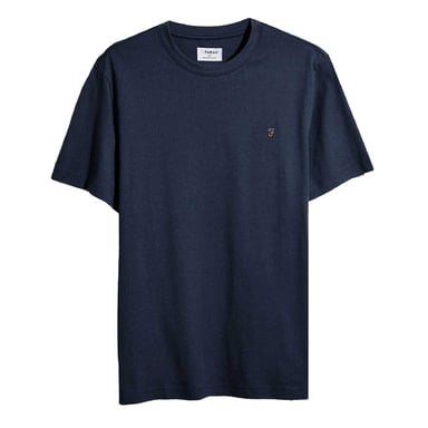 Farah Mens Logo Regular T-Shirt (True Navy)