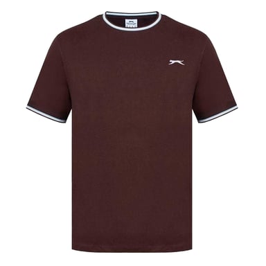 Slazenger Mens Cotton T-Shirt (Chocolate)