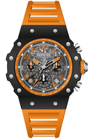Invicta Racing 69663 Men's Watch - Quartz Movement - Acrylic with Silver Dial - 43 mm