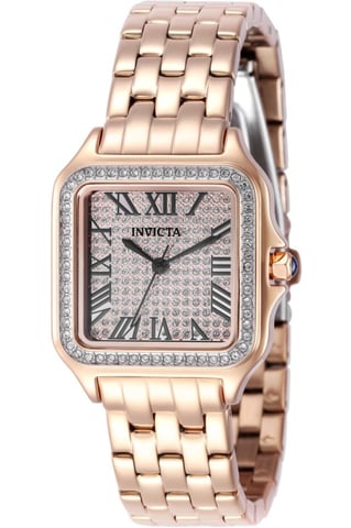 Invicta Angel 50626 Women's Watch - Quartz Movement - Stainless Steel with Silver Dial - 28 mm