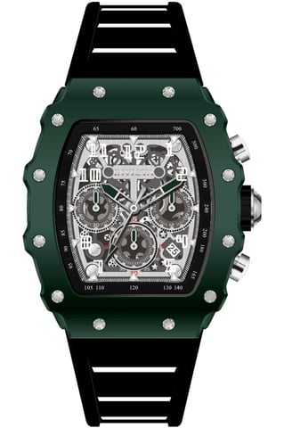 Invicta Racing 69696 Men's Watch - Quartz Movement - Acrylic with Silver Dial - 43 mm
