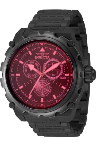 Invicta Coalition Forces 49203 Men's Watch - Quartz Movement - Stainless Steel with Pink Dial - 50 mm