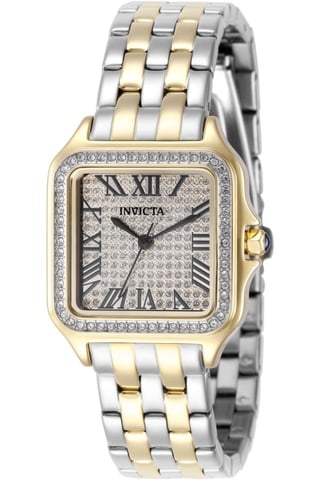Invicta Angel 50625 Damklocka - Kvartsverk - Rostfritt Stål med Silver Urskiva - 28 mm