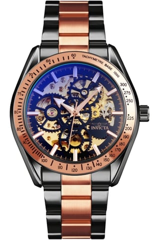 Invicta Objet D Art 69598 Men's Watch - Automatic Movement - Stainless Steel with Black Dial - 43 mm