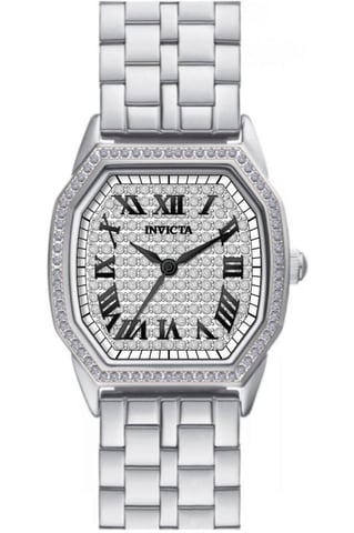 Invicta Wildflower 50078 Women's Watch - Quartz Movement - Stainless Steel with Silver Dial - 27 mm