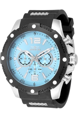 Invicta I-Force 50557 Men's Watch - Quartz Movement - Stainless Steel with Blue Dial - 50 mm