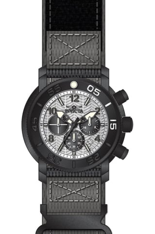 Invicta Coalition Forces 50097 Herrklocka - Kvartsverk - Rostfritt Stål med Grå Urskiva - 50 mm